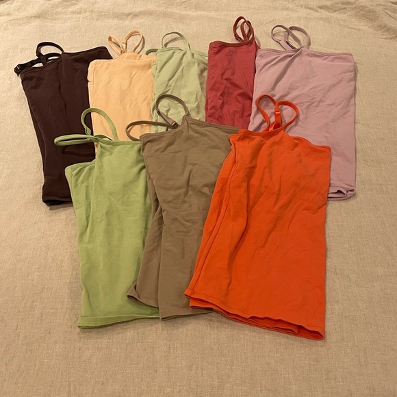 J Jill Cami Bra lot 8 assorted colors size large - Picture 1 of 8